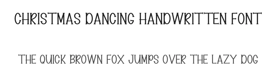 Christmas Dancing Handwritten Font by inermediaSTUDIO — Display Font