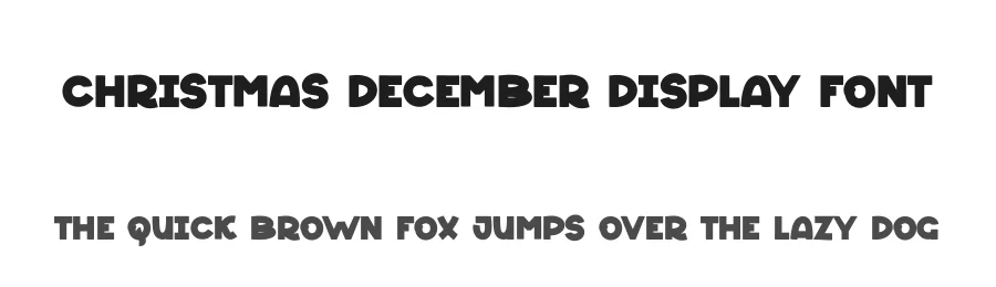 Christmas December Display Font by andikastudio — Display Font