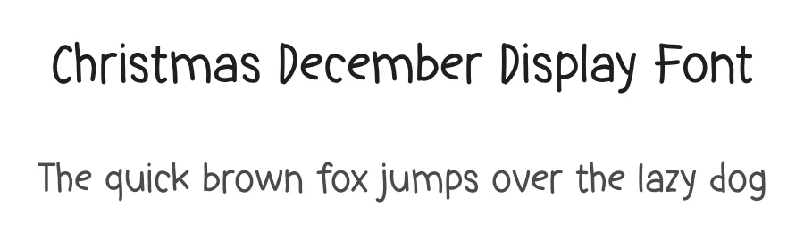 Christmas December Display Font by Craftedtype — Decorative Font