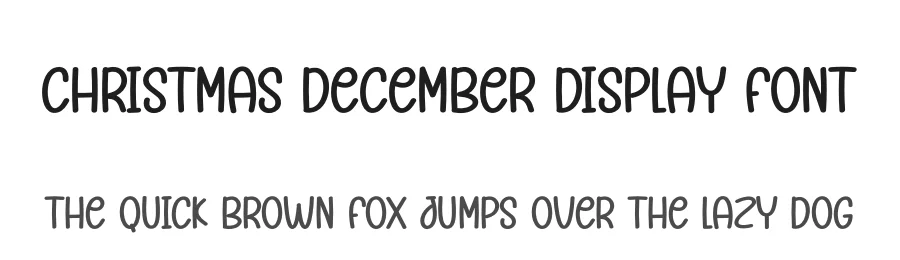 Christmas December Display Font by andikastudio — Display Font