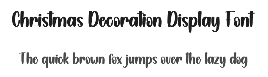 Christmas Decoration Display Font by creativeletter — Display Font