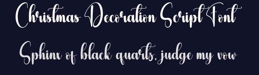 Christmas Decoration Script Font by andikastudio — Script Handwritten Font — thumbnail 2