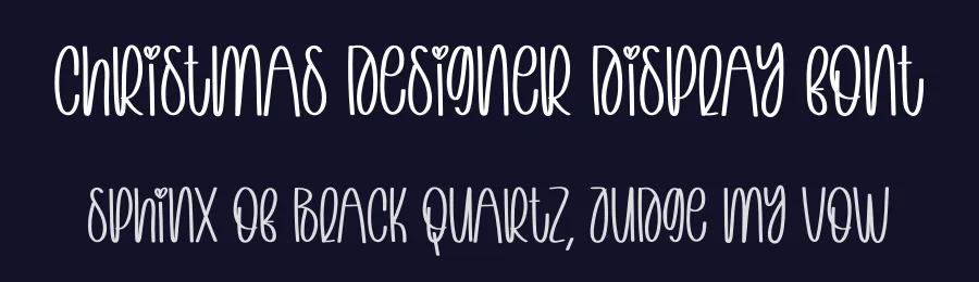 Christmas Designer Display Font by creativeletter — Display Font — thumbnail 2