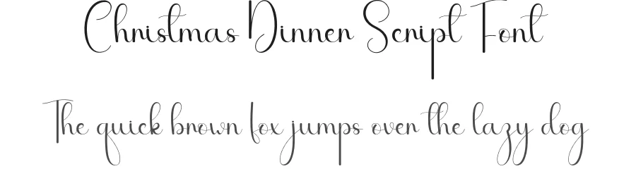 Christmas Dinner Script Font by andikastudio — Script Handwritten Font