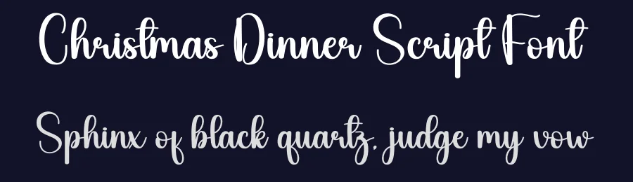 Christmas Dinner Script Font by andikastudio — Script Handwritten Font — thumbnail 2