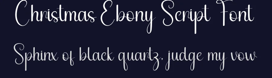 Christmas Ebony Script Font by andikastudio — Script Handwritten Font — thumbnail 2
