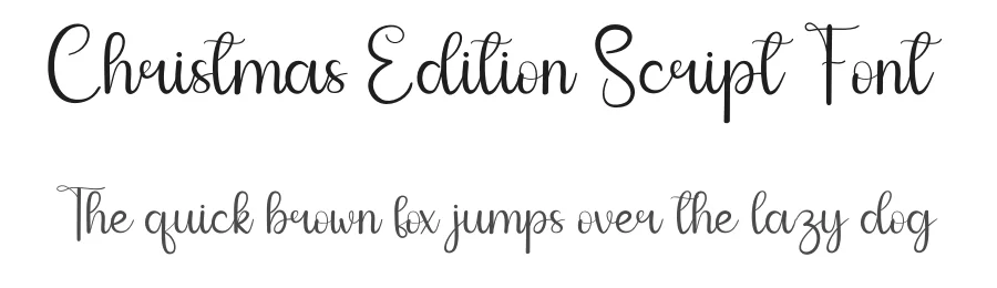 Christmas Edition Script Font by andikastudio — Script Handwritten Font