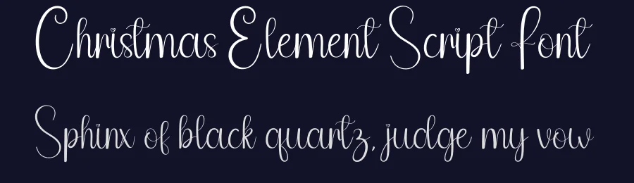 Christmas Element Script Font by andikastudio — Script Handwritten Font — thumbnail 2