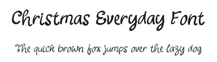 Christmas Everyday Font by Yoga Letter — Display Font