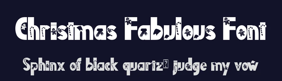 Christmas Fabulous Font by Yoga Letter — Display Font — thumbnail 2