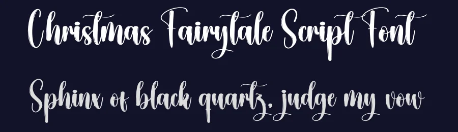 Christmas Fairytale Script Font by creativeletter — Script Handwritten Font — thumbnail 2