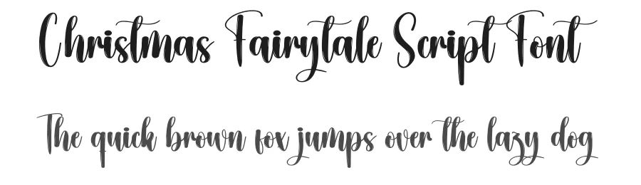 Christmas Fairytale Script Font by creativeletter — Script Handwritten Font