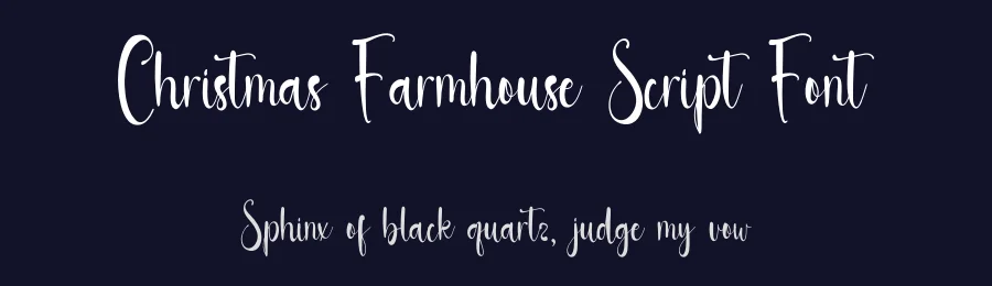 Christmas Farmhouse Script Font by inermediaSTUDIO — Script Handwritten Font — thumbnail 2