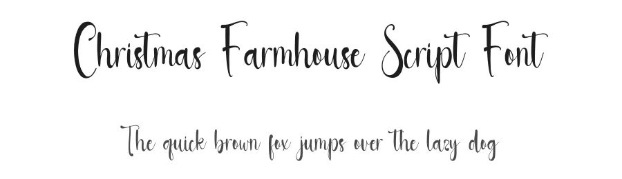 Christmas Farmhouse Script Font by inermediaSTUDIO — Script Handwritten Font