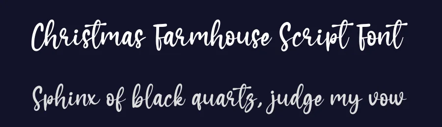 Christmas Farmhouse Script Font by andikastudio — Script Handwritten Font — thumbnail 2