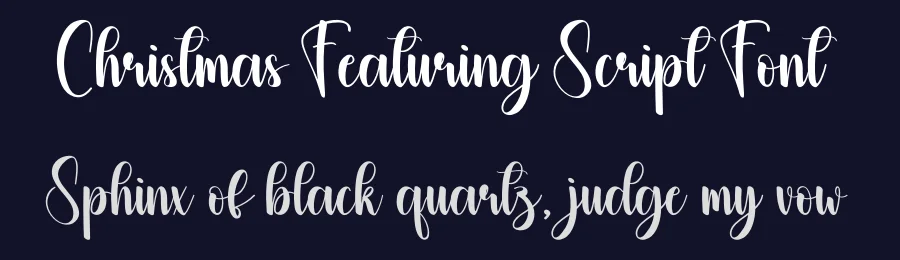 Christmas Featuring Script Font by creativeletter — Script Handwritten Font — thumbnail 2