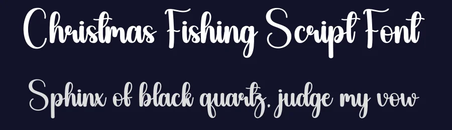 Christmas Fishing Script Font by andikastudio — Script Handwritten Font — thumbnail 2