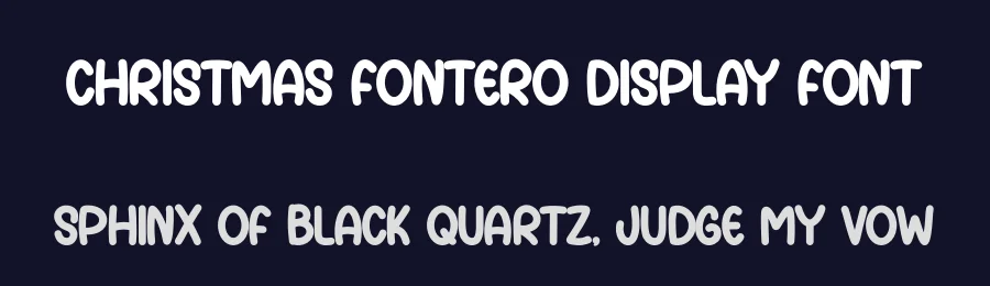 Christmas Fontero Display Font by Minimalist Eyes — Script Handwritten Font — thumbnail 2