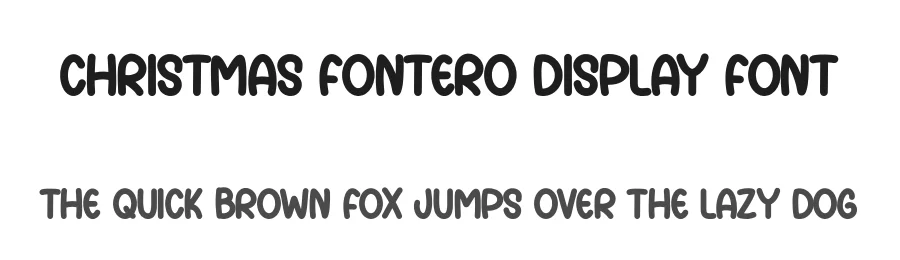 Christmas Fontero Display Font by Minimalist Eyes — Script Handwritten Font