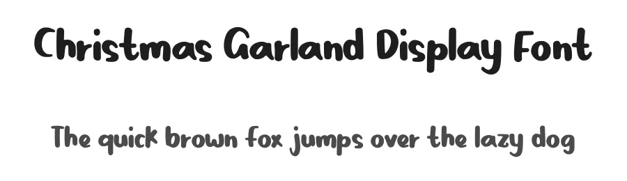 Christmas Garland Display Font by Nadiratype — Decorative Font