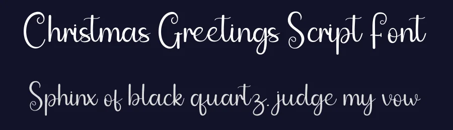 Christmas Greetings Script Font by andikastudio — Script Handwritten Font — thumbnail 2