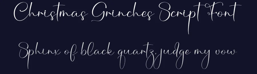 Christmas Grinches Script Font by creativeletter — Script Handwritten Font — thumbnail 2