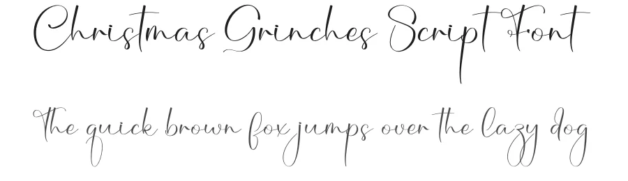 Christmas Grinches Script Font by creativeletter — Script Handwritten Font