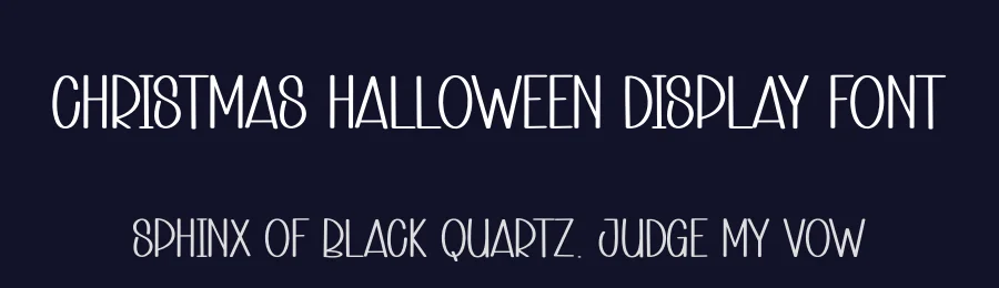Christmas Halloween Display Font by andikastudio — Display Font — thumbnail 2