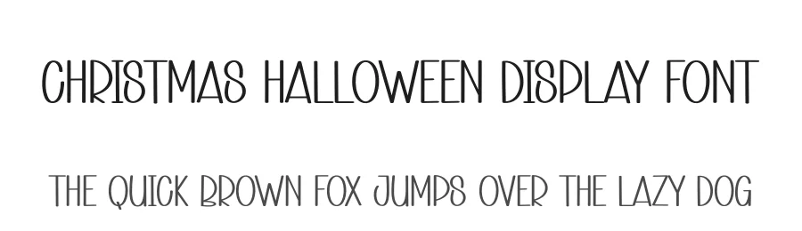 Christmas Halloween Display Font by andikastudio — Display Font