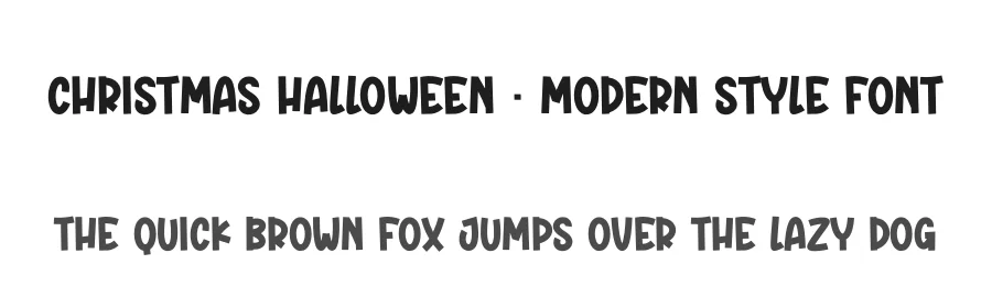 Christmas Halloween – Modern Style Font by creativeletter — Display Font