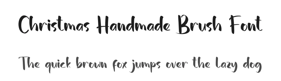 Christmas Handmade Brush Font by inermediaSTUDIO — Display Font