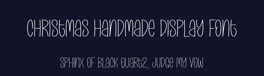 Christmas Handmade Display Font by andikastudio — Display Font — thumbnail 2