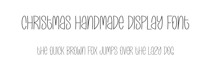 Christmas Handmade Display Font by andikastudio — Display Font