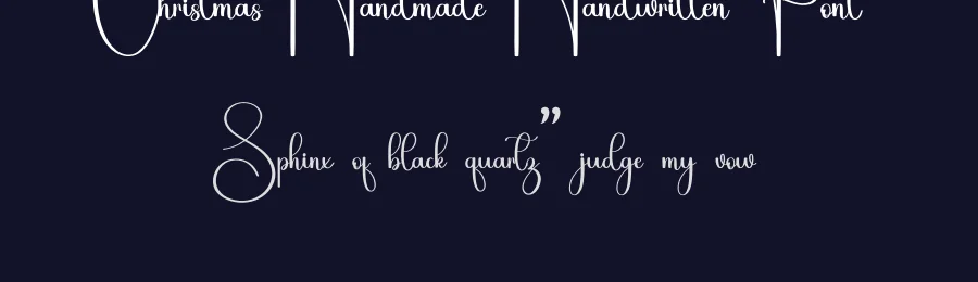 Christmas Handmade Handwritten Font by inermediaSTUDIO — Script Handwritten Font — thumbnail 2