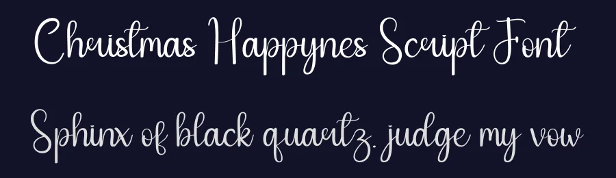 Christmas Happynes Script Font by andikastudio — Script Handwritten Font — thumbnail 2