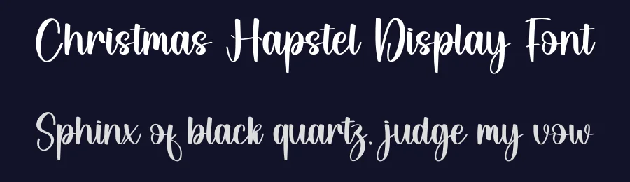 Christmas Hapstel Display Font by andikastudio — Script Handwritten Font — thumbnail 2