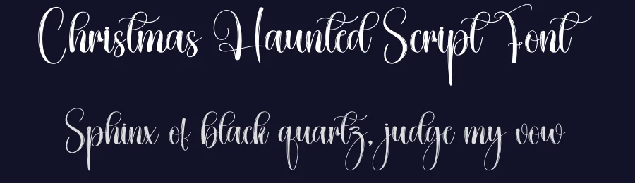 Christmas Haunted Script Font by creativeletter — Script Handwritten Font — thumbnail 2
