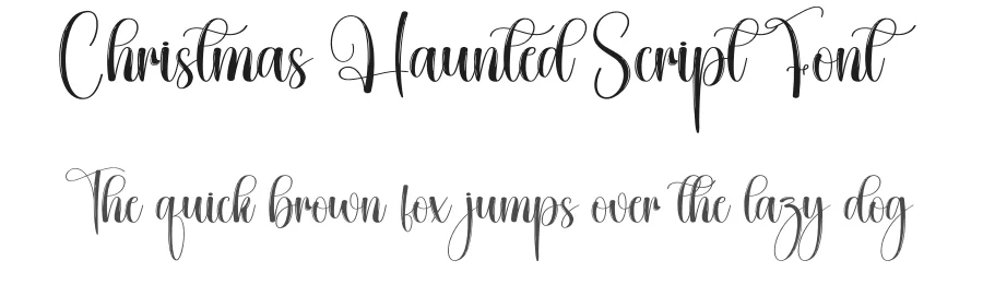 Christmas Haunted Script Font by creativeletter — Script Handwritten Font