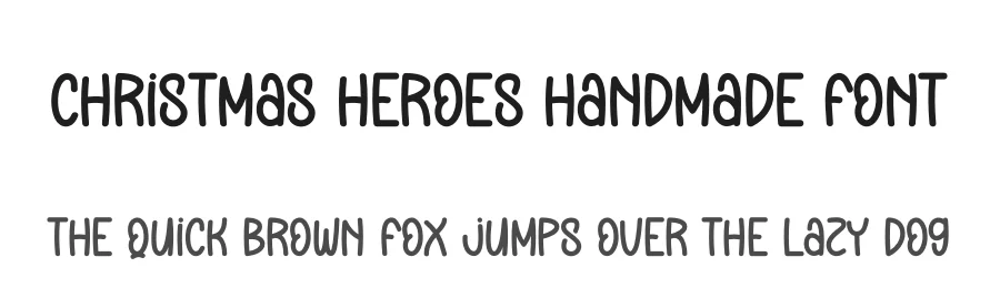 Christmas Heroes Handmade Font by creativeletter — Display Font