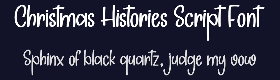 Christmas Histories Script Font by creativeletter — Display Font — thumbnail 2