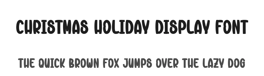 Christmas Holiday Display Font by creativeletter — Script Handwritten Font