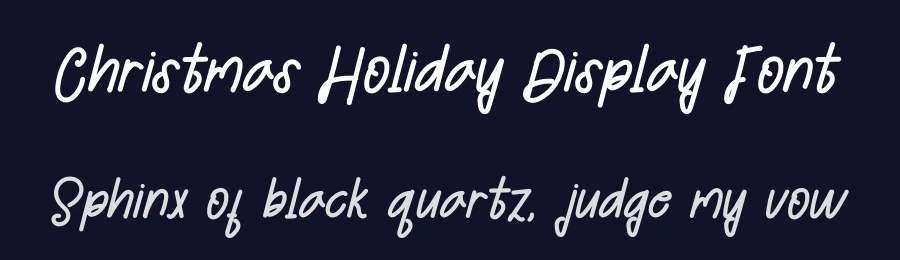 Christmas Holiday Display Font by inermediaSTUDIO — Display Font — thumbnail 2