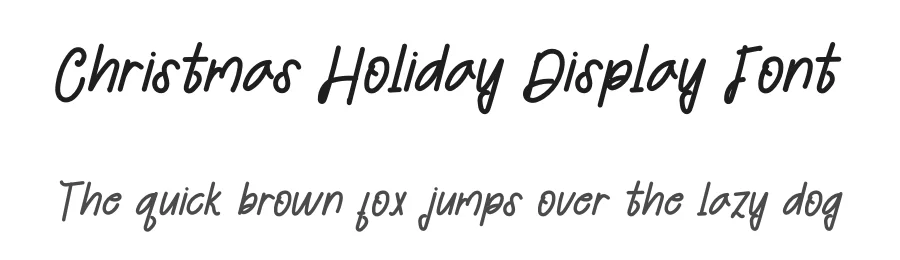 Christmas Holiday Display Font by inermediaSTUDIO — Display Font