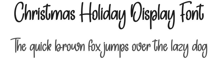 Christmas Holiday Display Font by creativeletter — Decorative Font