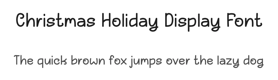 Christmas Holiday Display Font by Maiko Hatta — Display Font
