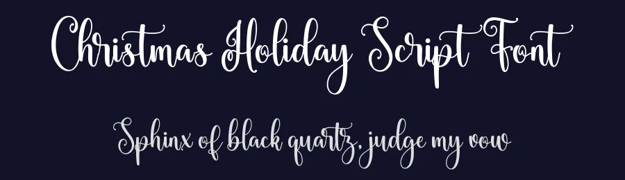 Christmas Holiday Script Font by Mozatype — Script Handwritten Font — thumbnail 2