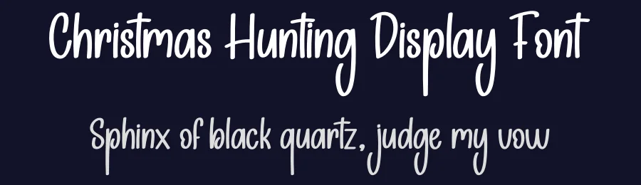 Christmas Hunting Display Font by creativeletter — Display Font — thumbnail 2