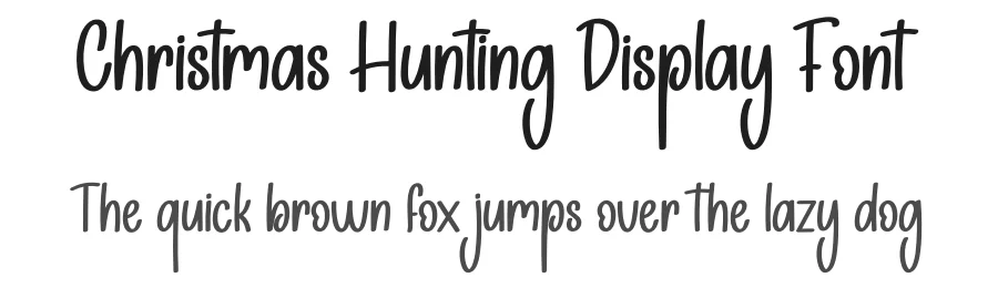 Christmas Hunting Display Font by creativeletter — Display Font