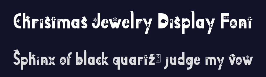 Christmas Jewelry Display Font by Yoga Letter — Display Font — thumbnail 2