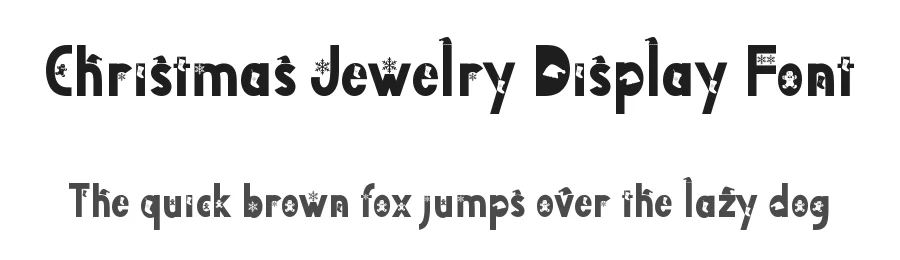 Christmas Jewelry Display Font by Yoga Letter — Display Font
